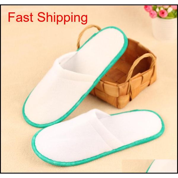

l disposable slippers travel spa disposable slippers non-slip men women slippers party home guest us pbf toys2010