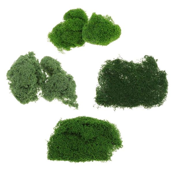 

10g/pack mixed model grass powder green fake grass fairy garden miniatures diy
