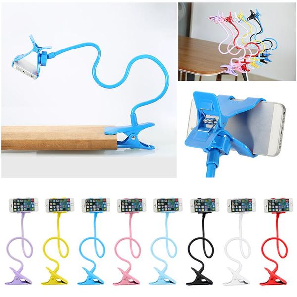 

cell phone mounts & holders long arm lazy bed stand clip holder for mobile tablet deskcamera