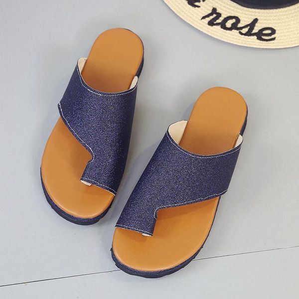 

slippers 2021 summer large women's shoes leather sandals, Black