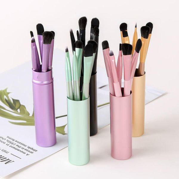 

makeup brushes brush set full of storage tube soft hair student party evaluation portable tool does not shed tip