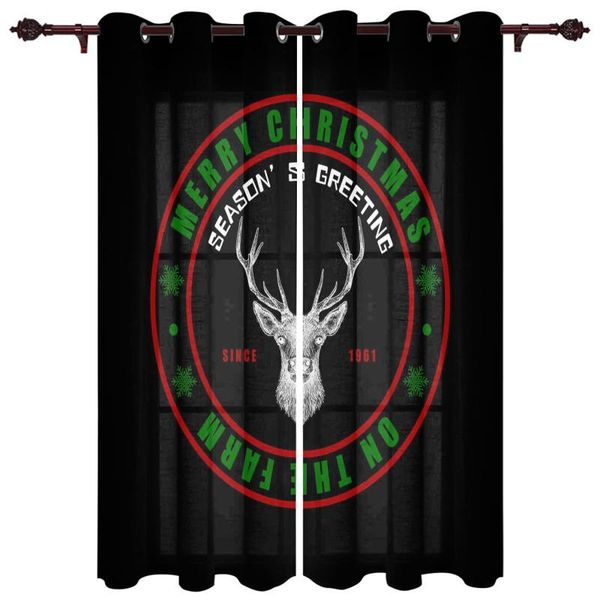 

curtain & drapes christmas elk curtains for living room luxury