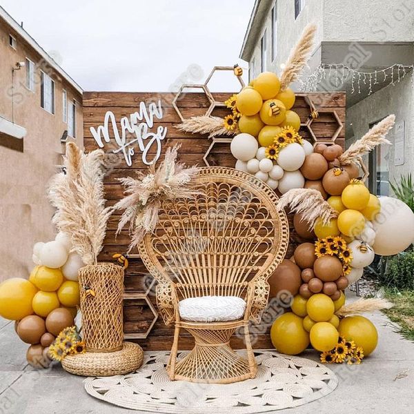 

party decoration 75pcs double sand white caffee latex balloons birthday decor ballons event happy balloon