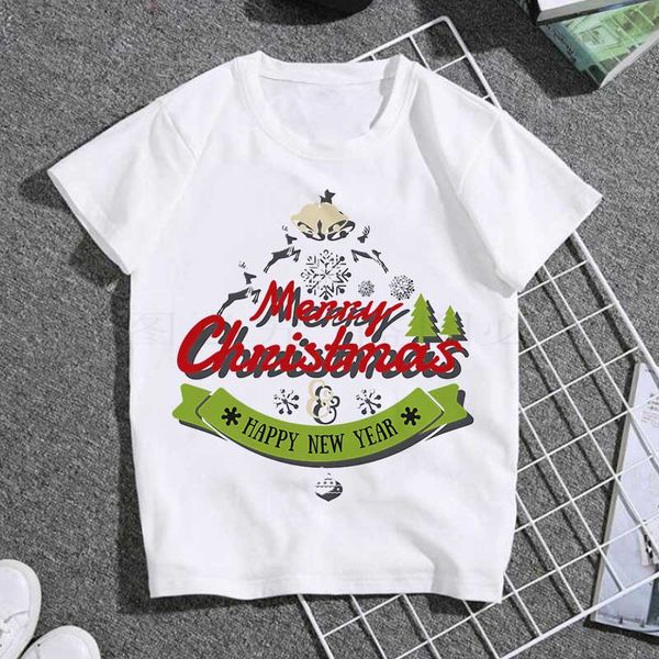 

2020 new cute reindeer t shirt boy/girl fashion christmas harajuku short sleeve t-shirt white suitable all seasons tshirt, Blue