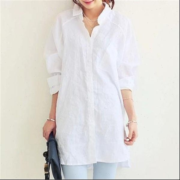 

blouse womens white blouses shirt spring summer blusas office lady elegant loose and blouses casual linen women