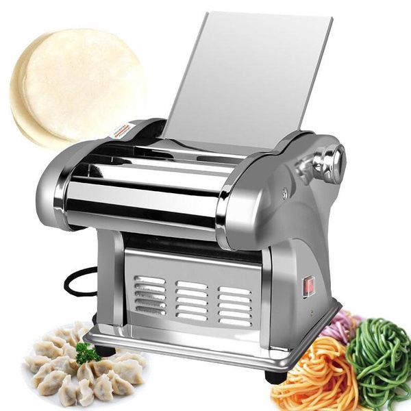 

electric noodle press machine spaghetti pasta maker commercial stainless steel dough cutter dumplings roller noodles hanger