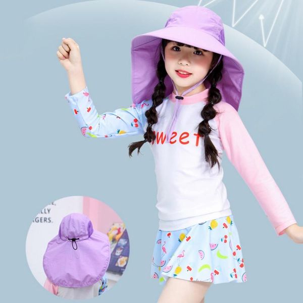 

2021summer baby hat infant travel hat wide brim wide beach sun infant caps uv protection, Black;white