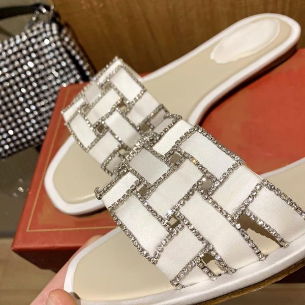 

slippers friczot ladies crystal flat, outdoor totoe with sins, ladies, sheepskin, 2021, Black