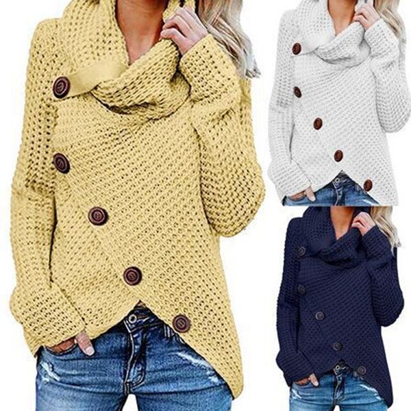

2021 women knitted pullovers long sleeve o neck solid girl pullover blouse shirt pullovers winter women clothing plus size sweatshirts, Black