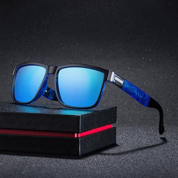 

2021 fashion wrap square frame retro decorative polarized sunglasses women men versatile pattern sun glasses for adults, White;black
