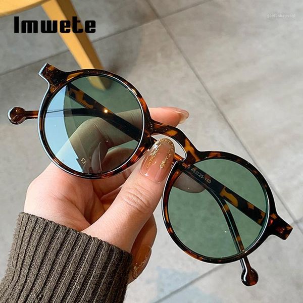 

imwete round vintage sunglasses for men women fashion decorative shades eyewear glasses retro sun uv400 mirrior, White;black
