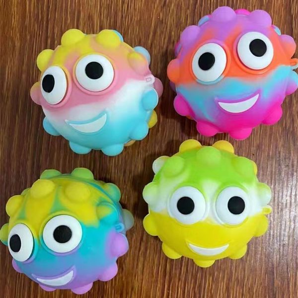 

fidget toys 3d decompression ball luminous party favor anti-stress sensory squeeze squishy pinch toy anxiety relief for kids adults vent gif