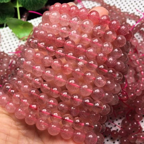 

strands strawberry crystal single ring bracelet strawberry is fresh and crack free, Black