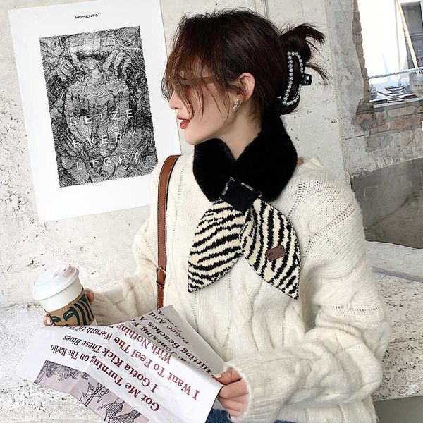 

new rabbit hair like scarf for women in winter, Blue;gray