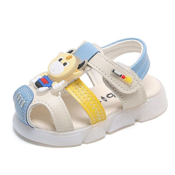 

baby toddler shoes boys soft bottom sandals children breathable anti-slippery shoes girls hook loop casual sandals, Black;red
