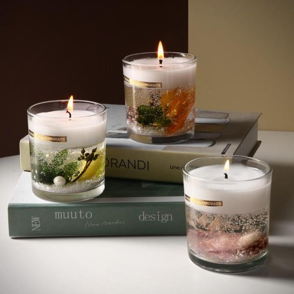 

wax scented candle supplies home cup flameless accessories tealight romantic birthday candle jars wick bougies home decor df50lz