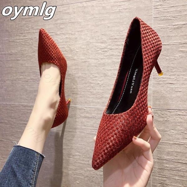 

2021 black white shoes woman heel high heels shallow pumps suede leather wedding stilettos pumps women shoes