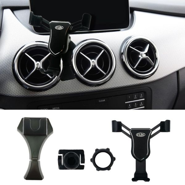 

cell phone mounts & holders for - b class w246 w242 car holder mb b180 b200 b250 air outlet clip adjust mobile stand gps bracket