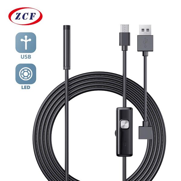 

cameras an97 2in1 android 7mm/5.5mm lens ip67 waterproof otg micro usb car inspection