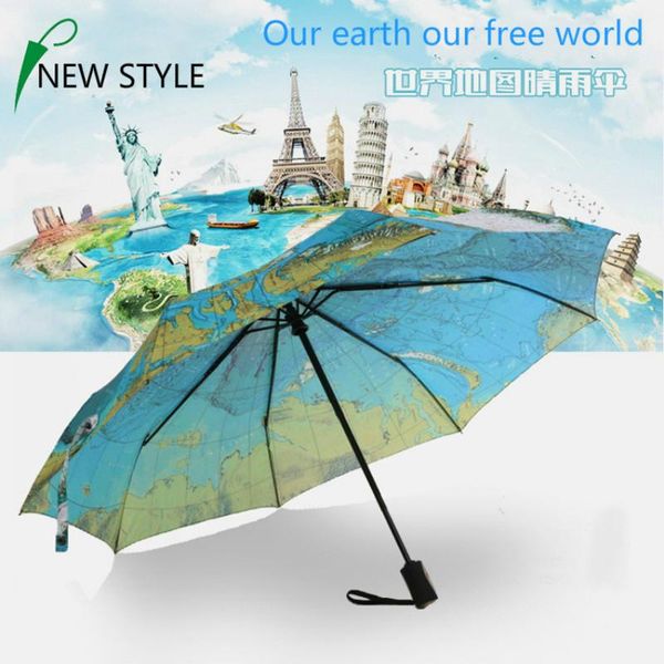 

umbrellas style fully automatic non three folding umbrella kids girls women