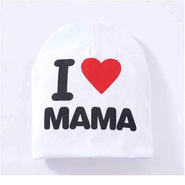

2018 baby boys and girls hat newborn baby cotton love mama print caps hats for baby girls knitted bea jllgrh, Yellow
