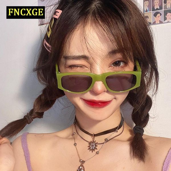 

sunglasses 2021 fncxge women men small fashion black sun glasses female uv400 eyewear vintage retro shades for lady, White;black