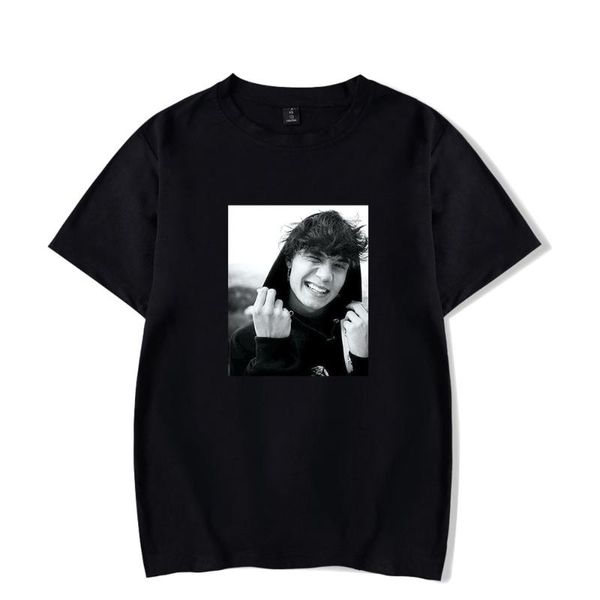 

women's t-shirt jaden-hossler print women summer short sleeve fashion clothes harajuku casual black jaden hossler 2021, White