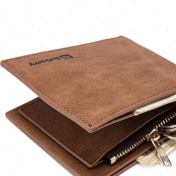 

brand wallet promotion men vintage male slim pu bifold wallets thin money dollar card holder purses for, Red;black