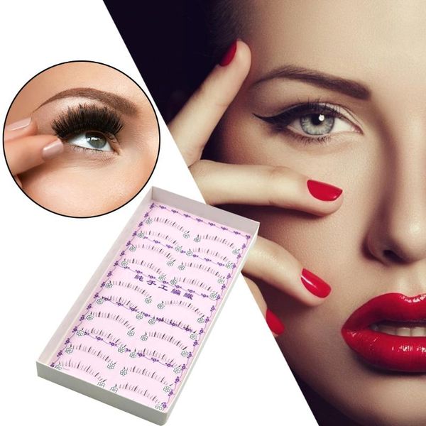 

false eyelashes party stage costume makeup fake lashes 10 pairs 3d extension extended beauty
