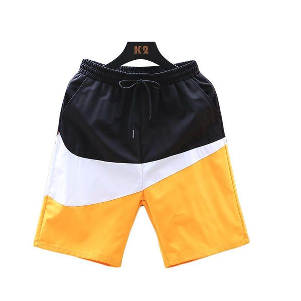 

men's shorts large size casual solid color loose couple pants, White;black
