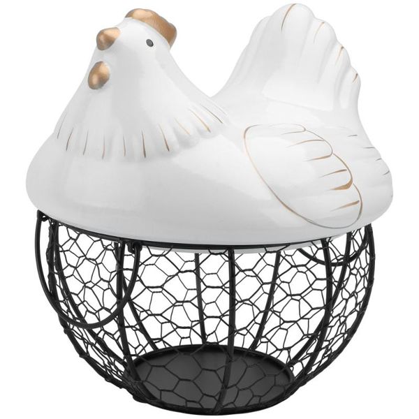 

storage baskets 1pc creative basket fruit organizer with chick shape lid