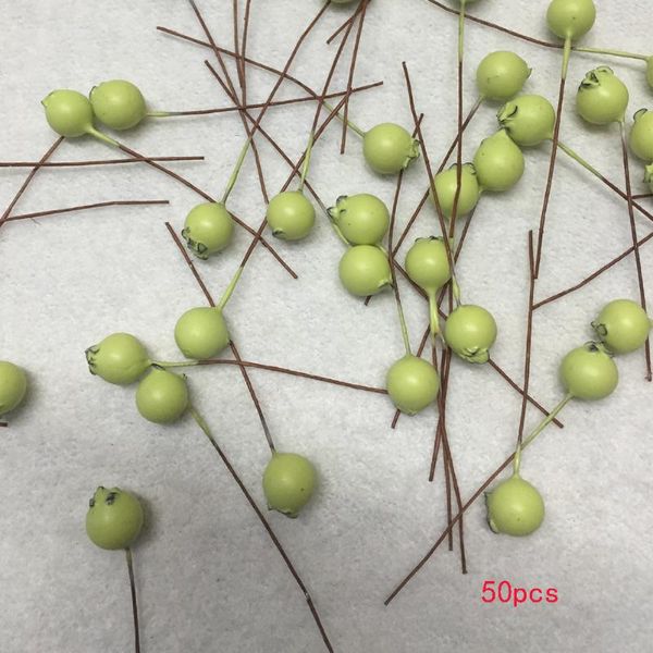 

50pcs crafts scrapbooking home decoration gift diy mini foam party wedding artificial berries