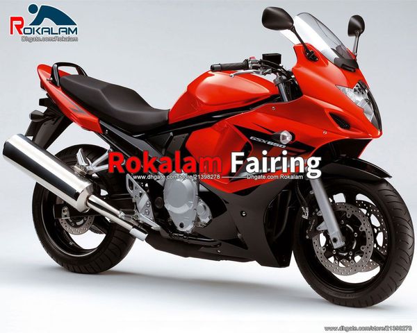 GSX 650F 2008-2013 Verkleidungskits für Suzuki GSX650F 08 09 10 Verkleidungen GSX650 F GSXF650 11 12 13 Rote ABS-Verkleidung