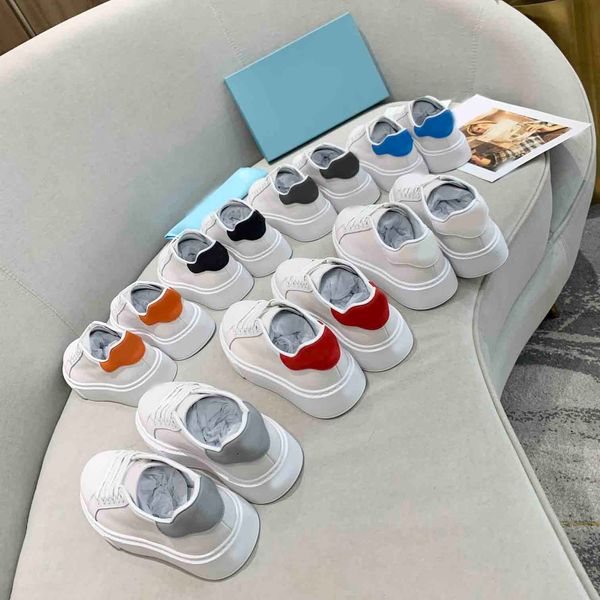 

2021 women's deck lace up plimsoll designer confortable white calfskin suede shoes rubber sole with box, Black