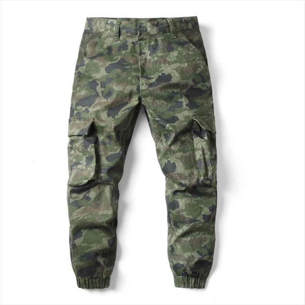 

spring autumn streetwear army women pants tactical washing loose green camouflage cargo men casual tooling 29 40, Black
