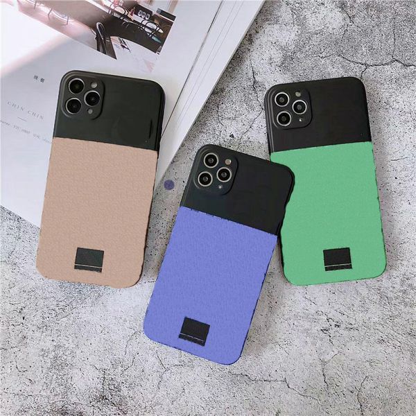 

phone cases for iphone 11 pro max 7 8 plus xs max xr fashion pu leather imprint patterncurve cover drop shipping