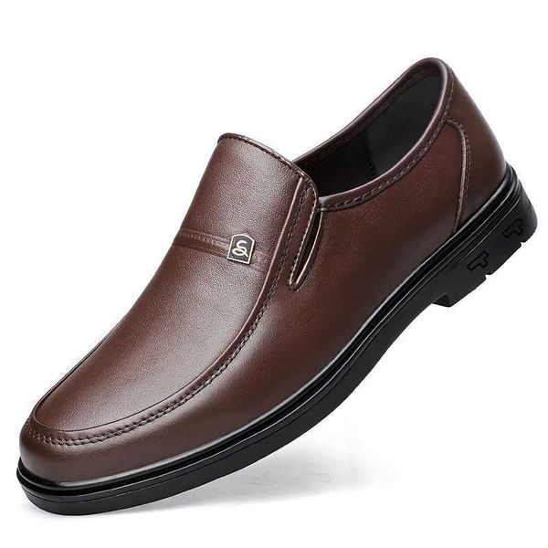 

tangzuo x2115 father's leather sho, batch 37-44, black and brown