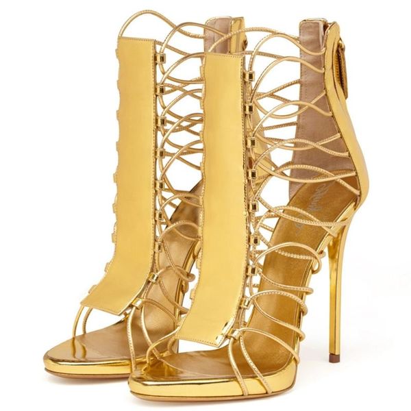 

boots roman shoes strap high heel open toe, Black