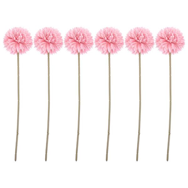 

decorative flowers & wreaths 6pcs artificial hyacinth bridal wedding party bouquet decoration fake