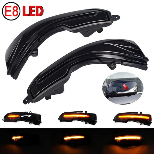 

emergency lights 2pcs dynamic turn signal light led side mirror sequential indicator blinker for skyline 2021