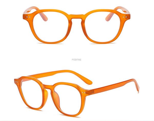 Sommer Frau Mann Blausicherer klarer Brillenrahmen Flacher Spiegel für Männer und Frauen Computerbrillenrahmen Handy optische Linse