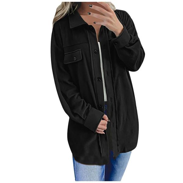 

women's wool & blends fashion womens warm long coat collar hooded jacket slim winter outwear coats autumn denim down bomber woman, Black