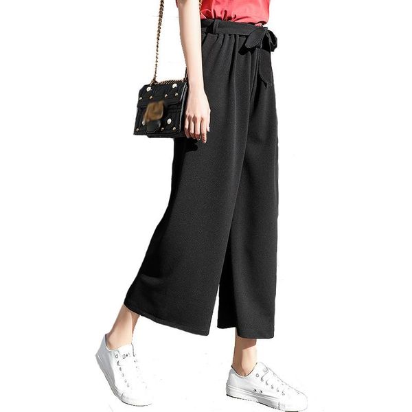 

women's pants & capris wide legged trousers and lasso, tights, high waist, thin, large size, informal, pants, underwear, Black;white