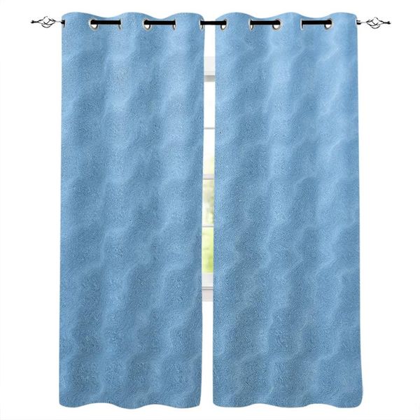 

curtain & drapes ripple simple sea sand blue curtains for living room child bedroom window treatment blinds kitchen