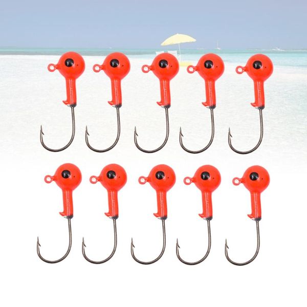 

10pcs soft fishing hooks fishing bait hooks tackle set for (2g)