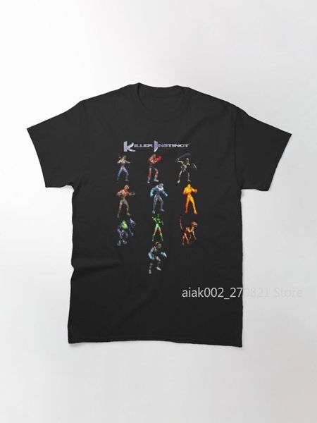 

men's t-shirts killer instinct (snes character lineup) classic t-shirt, White;black
