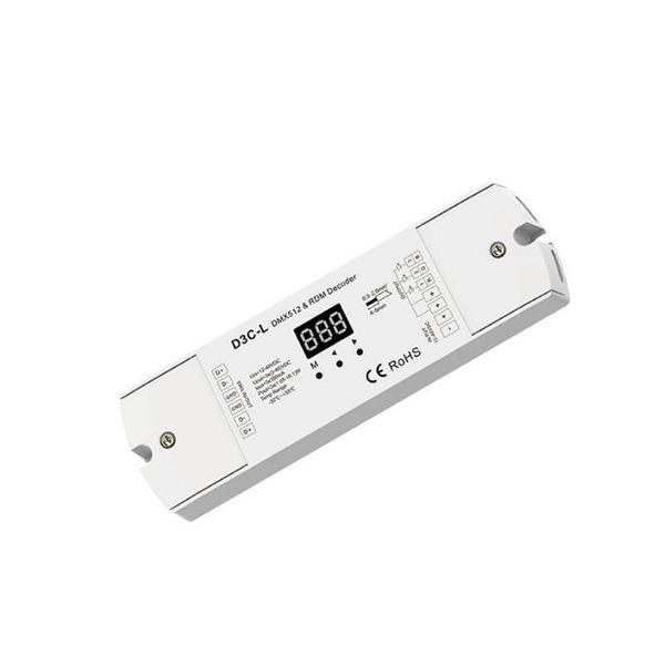 

3ch constant current dmx512 & rdm decoder d3c-l(350ma) rdm decoder d3c-l(700ma)