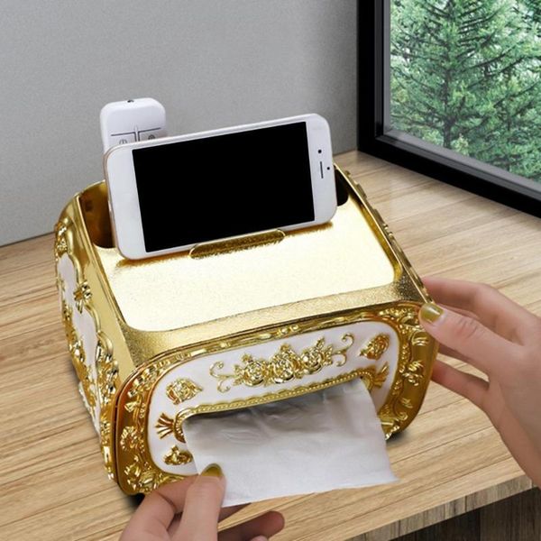 

tissue boxes & napkins rectangle durable wide opening box plastic european style for office