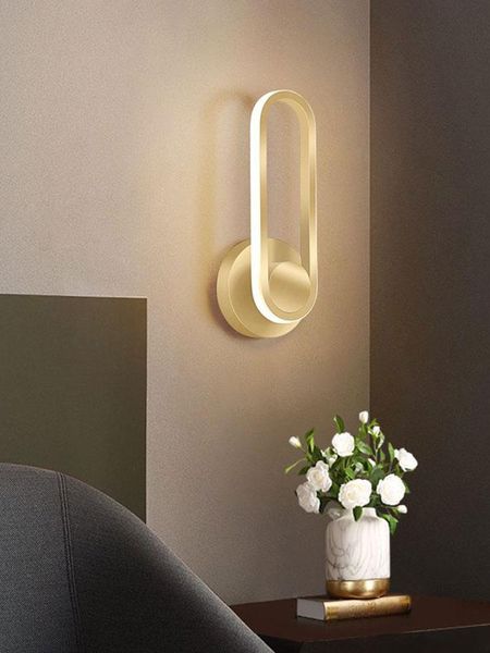 

12w creative led rotatable adjustable light angle indoor wall lamp bedroom bedside living room l aisle wall light