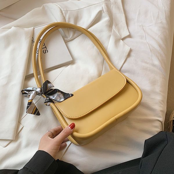 

2021 new handbag small square package fashion simple pu leather elegant lady designer shoulder packet